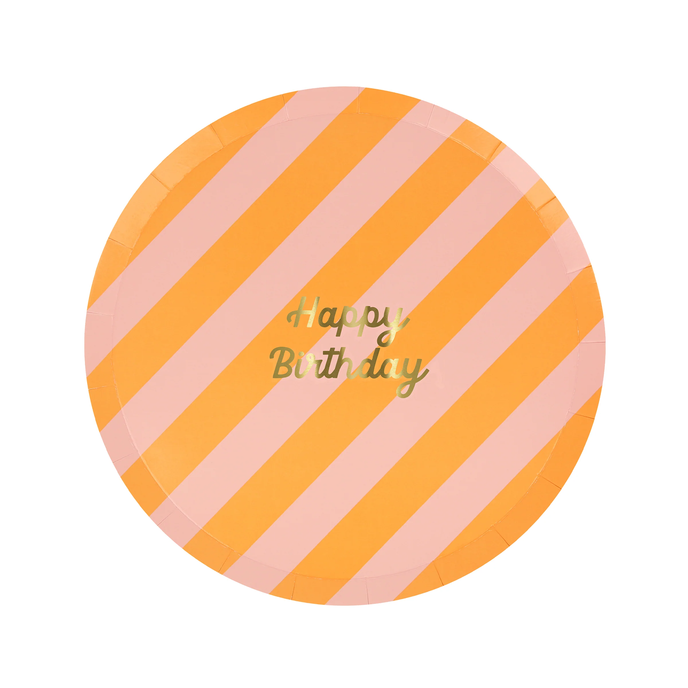 Stripe Happy Birthday Side Plates (x 8) - Image 5