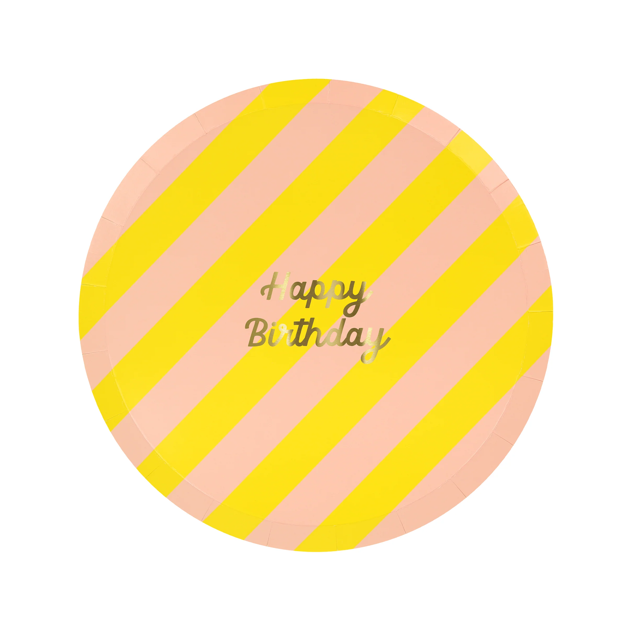 Stripe Happy Birthday Side Plates (x 8) - Image 7