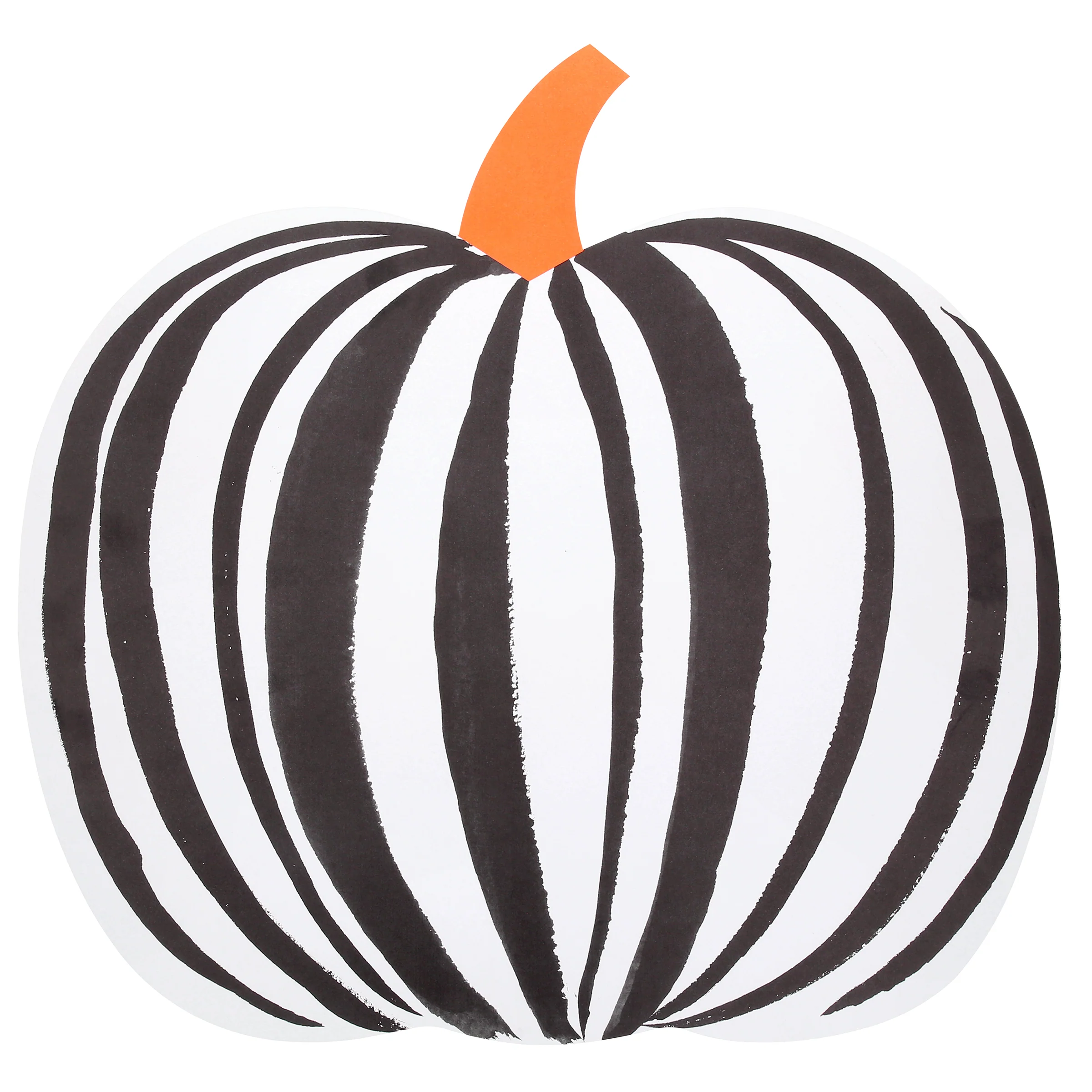 Stripe Pumpkin Paper Placemats (x 12) - Image 4
