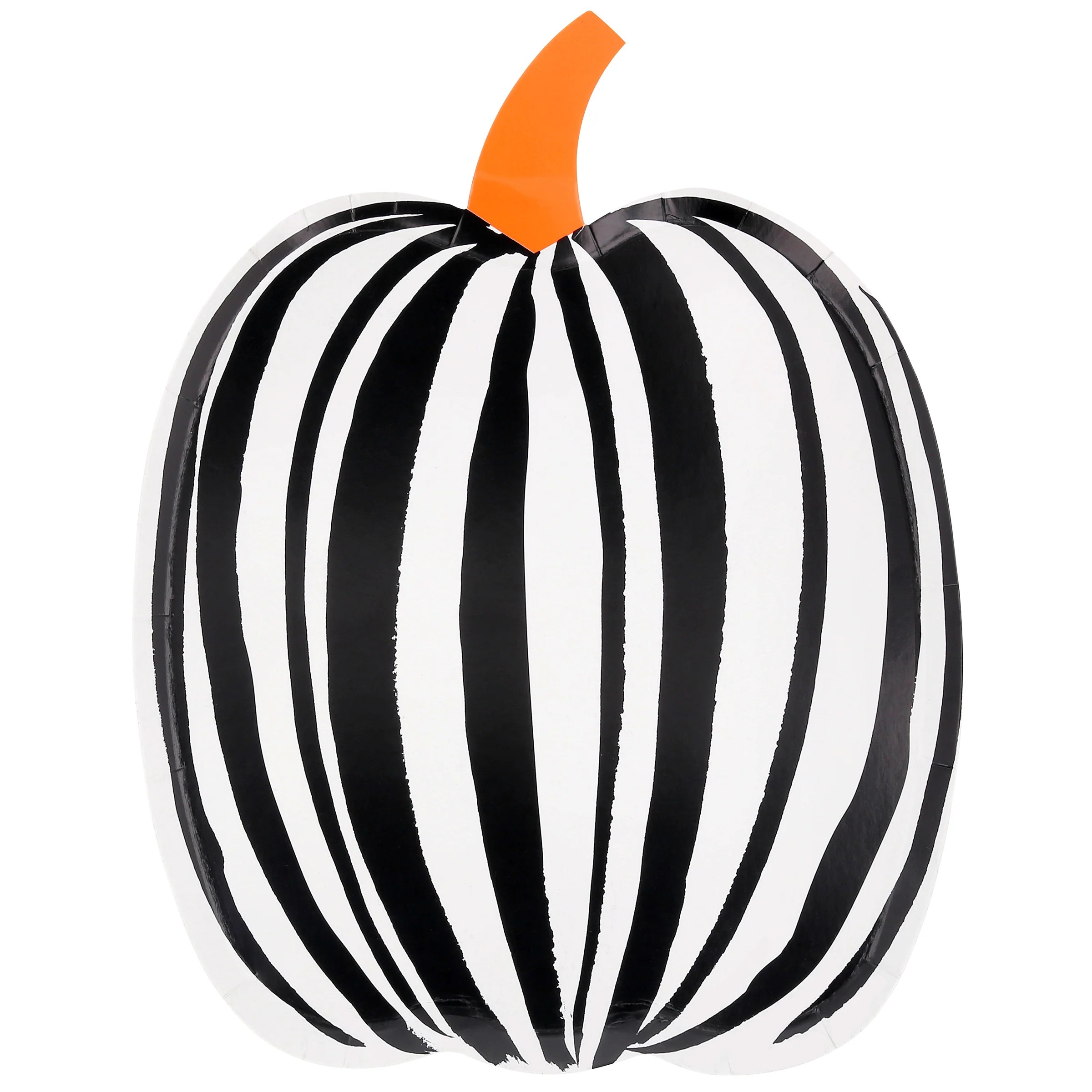 Stripe Pumpkin Plates (x 8) - Image 4