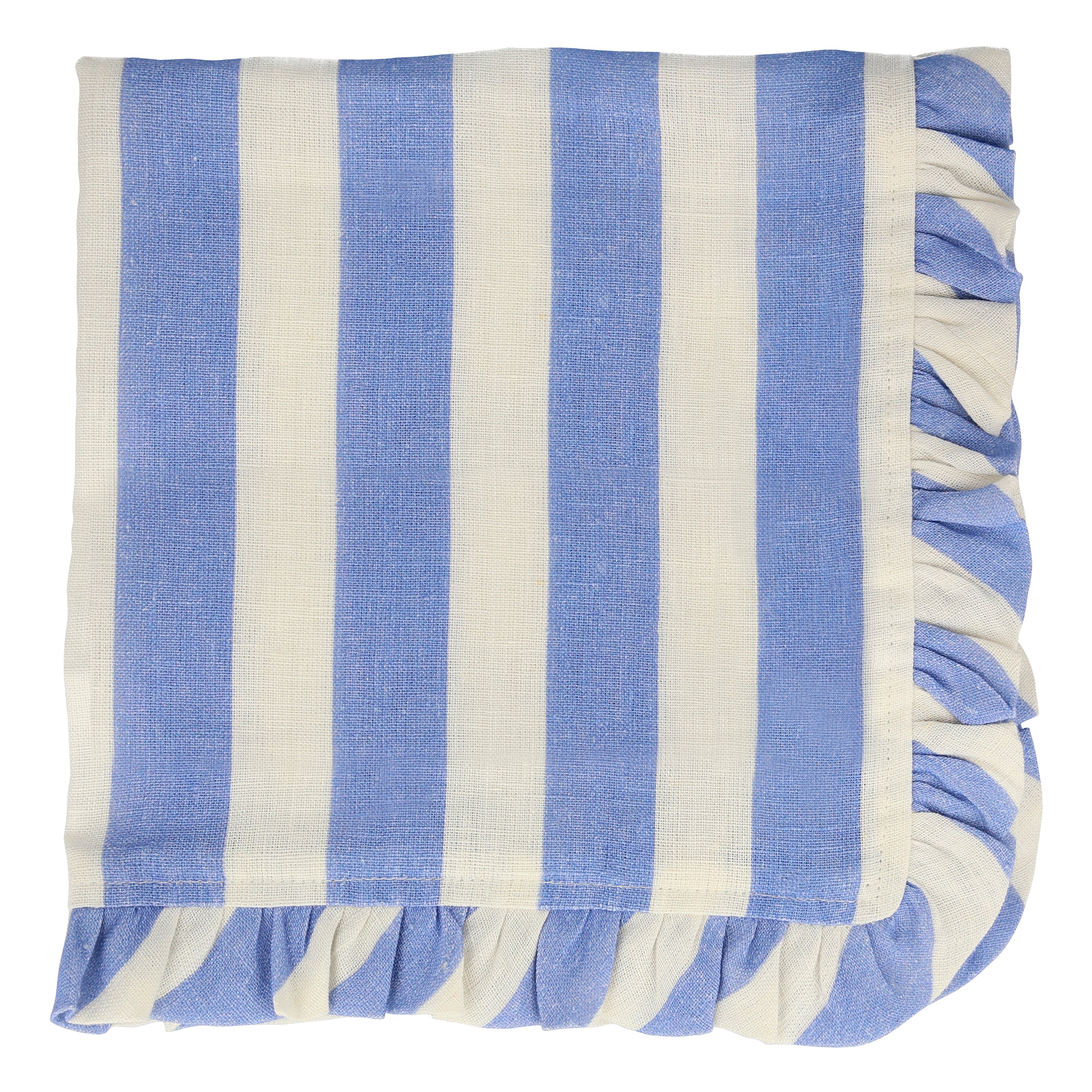 Stripe Ruffle Fabric Napkins (x 4) - Image 9