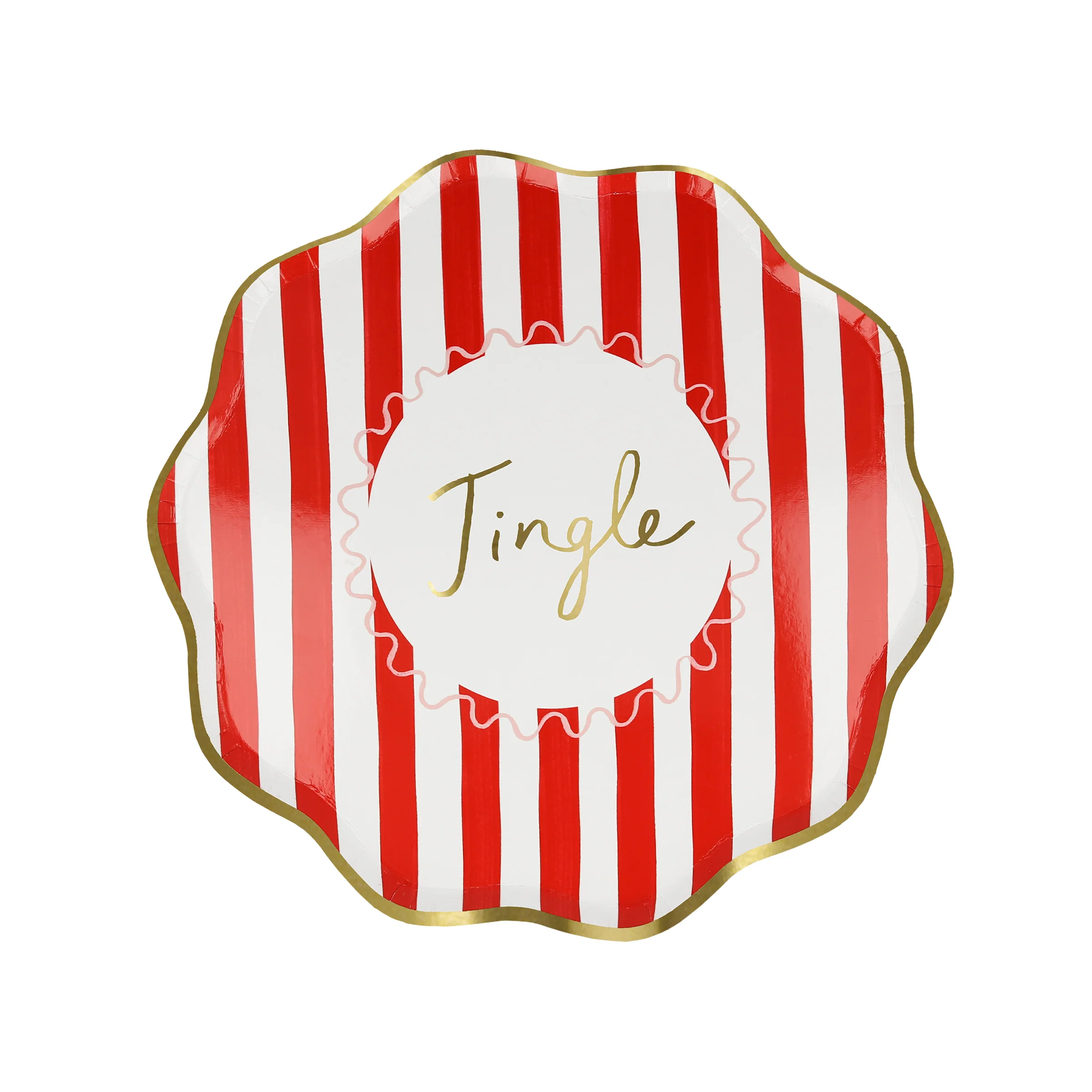 Striped Side Plates (x 8) - Image 4