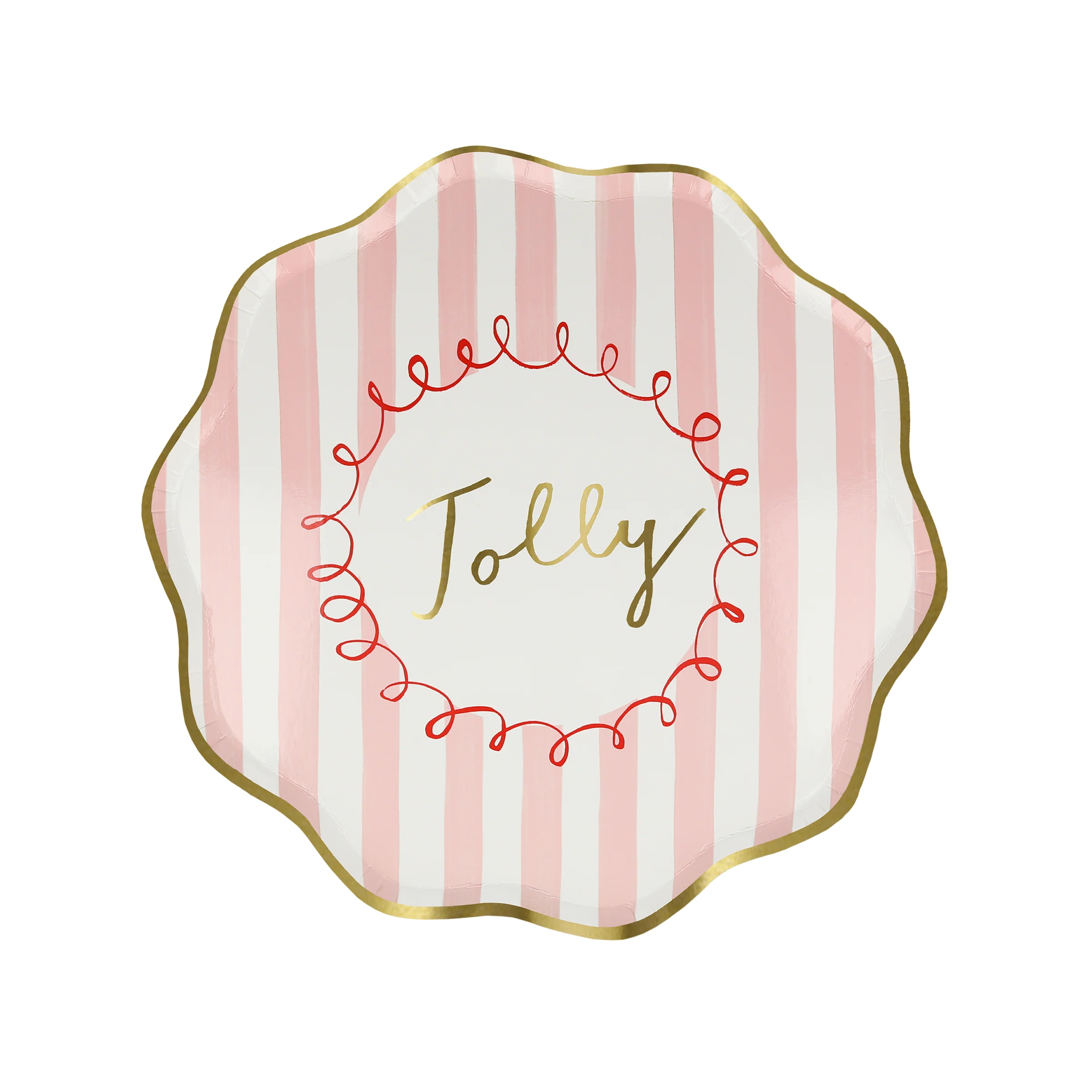 Striped Side Plates (x 8) - Image 5