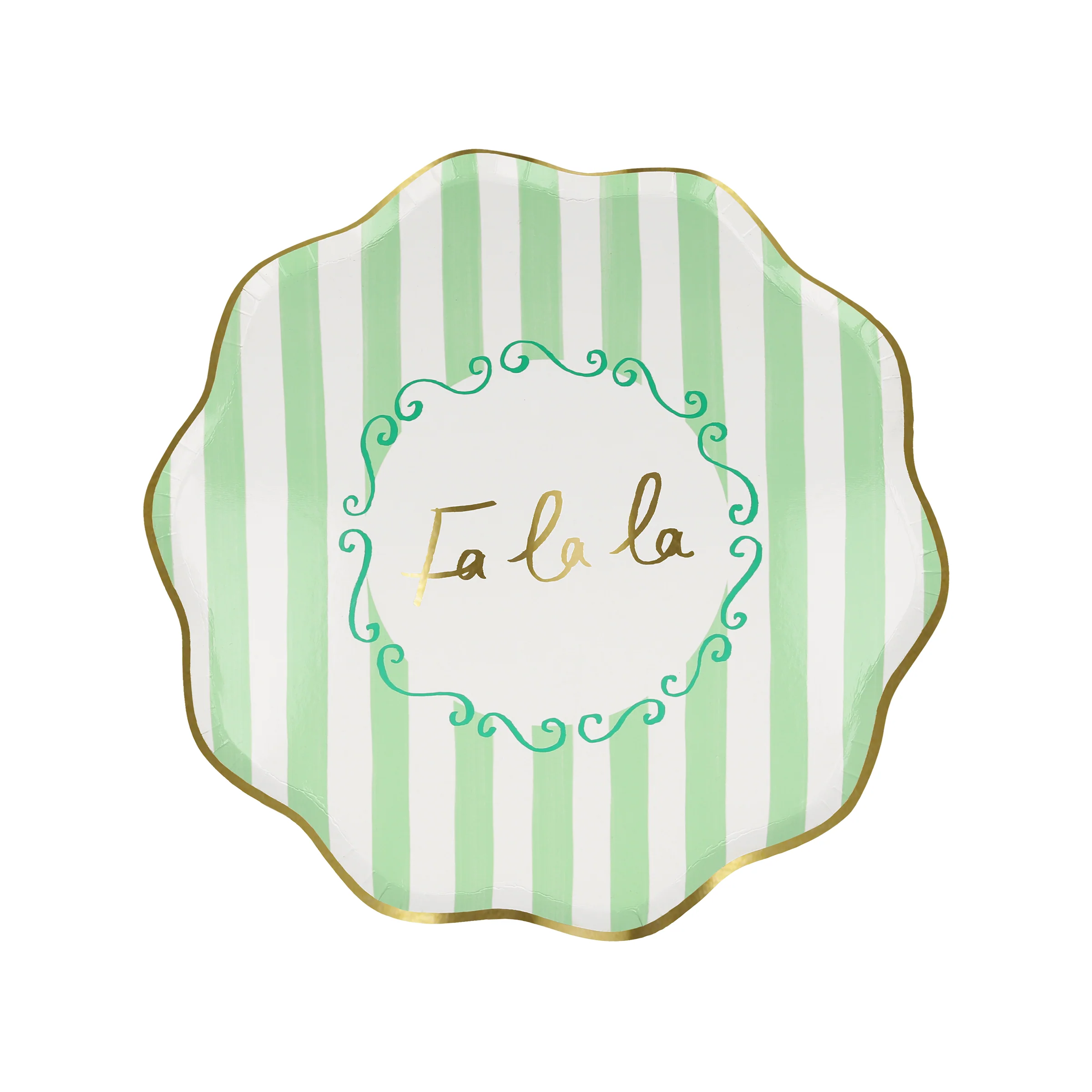 Striped Side Plates (x 8) - Image 7