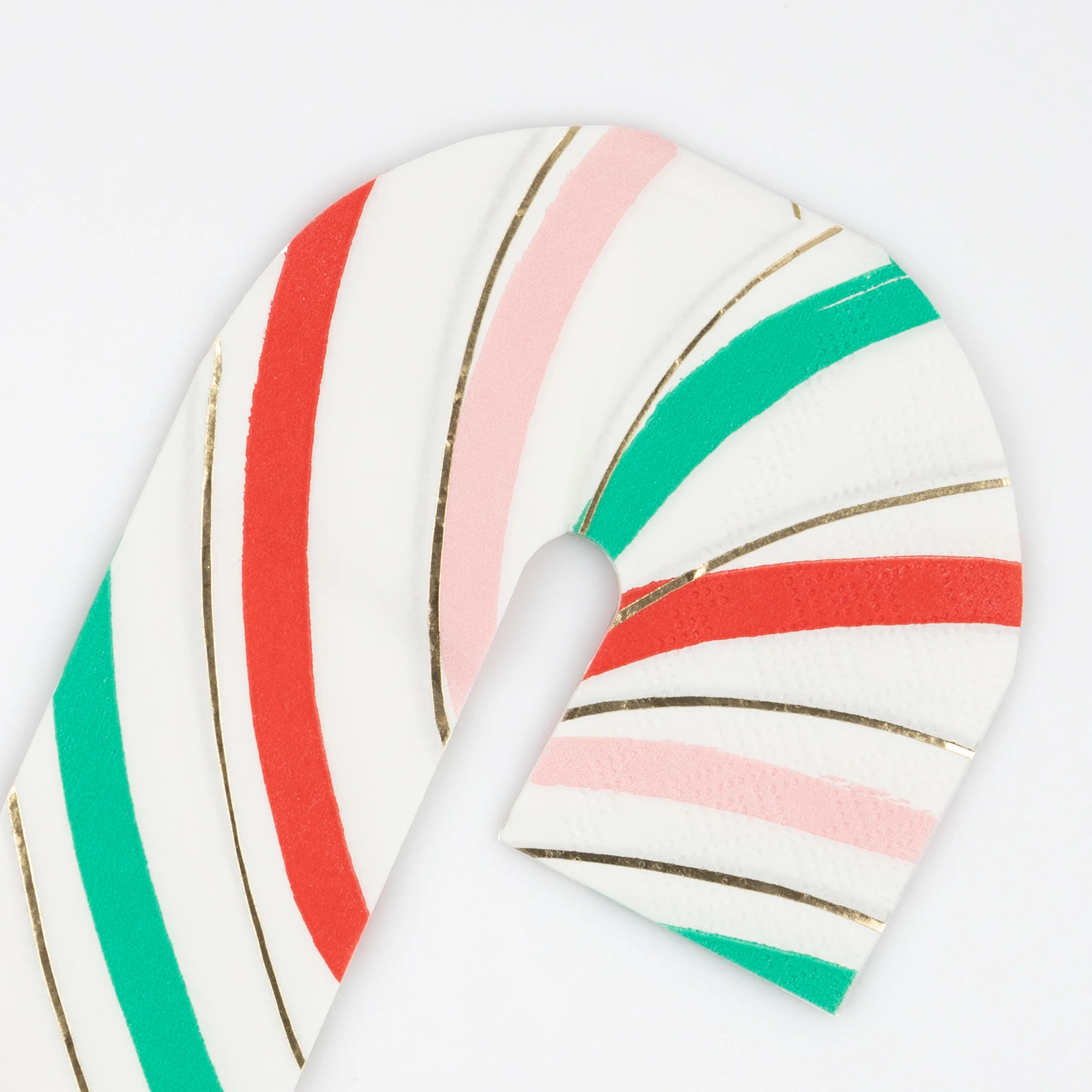 Stripy Candy Cane Napkins (x 16) - Image 3