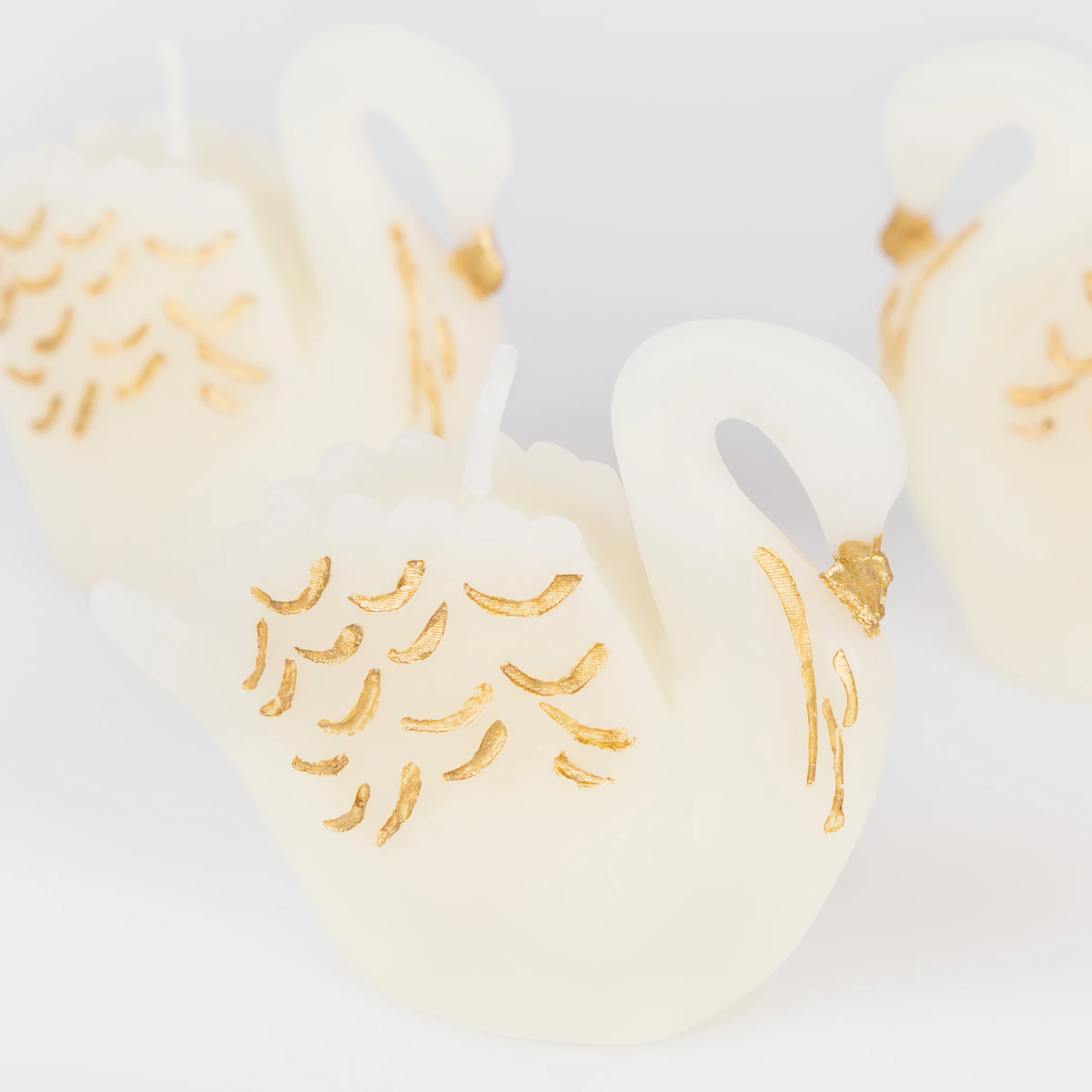Swan Candles (x 3) - Image 3