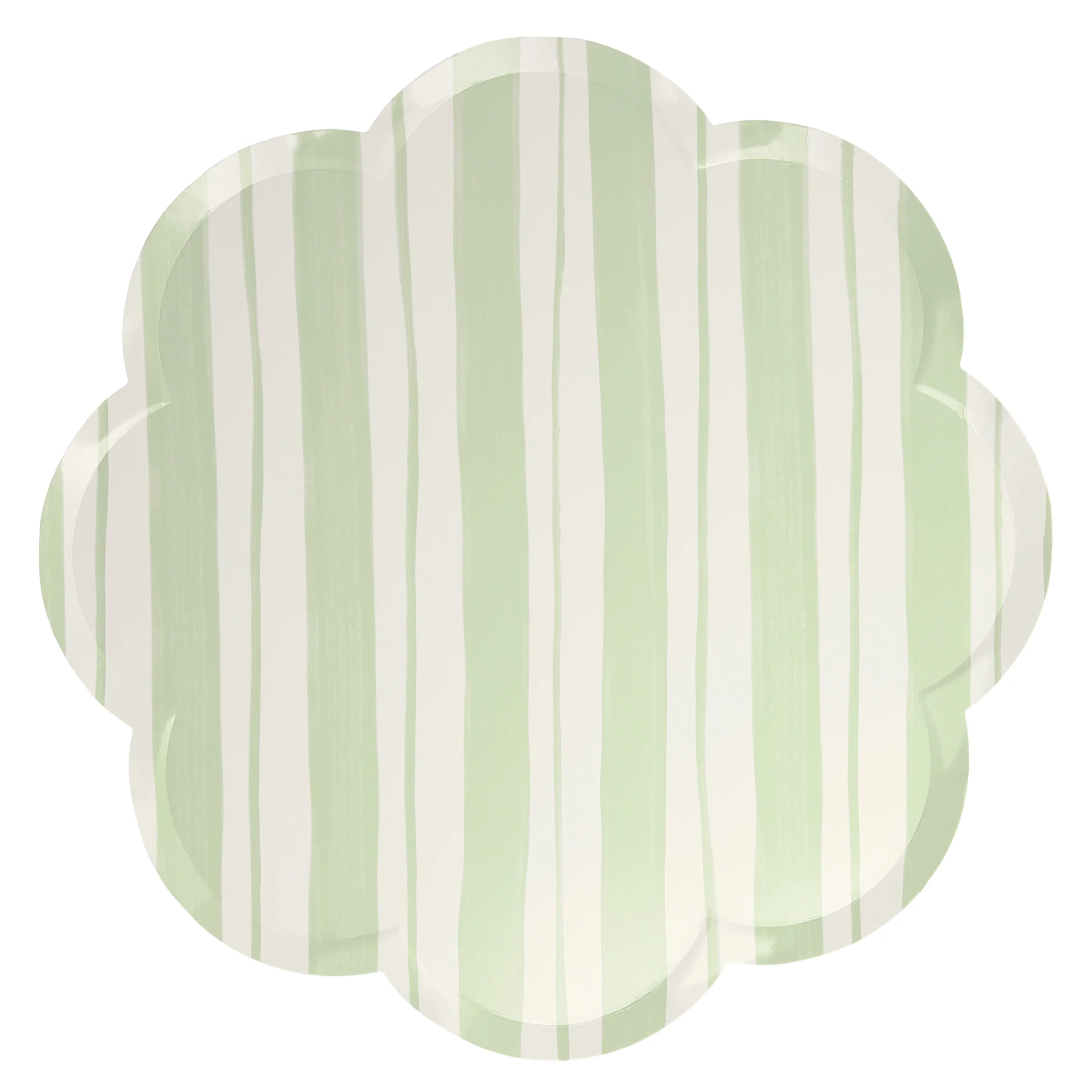 Ticking Stripe Dinner Plates (x 8) - Image 4