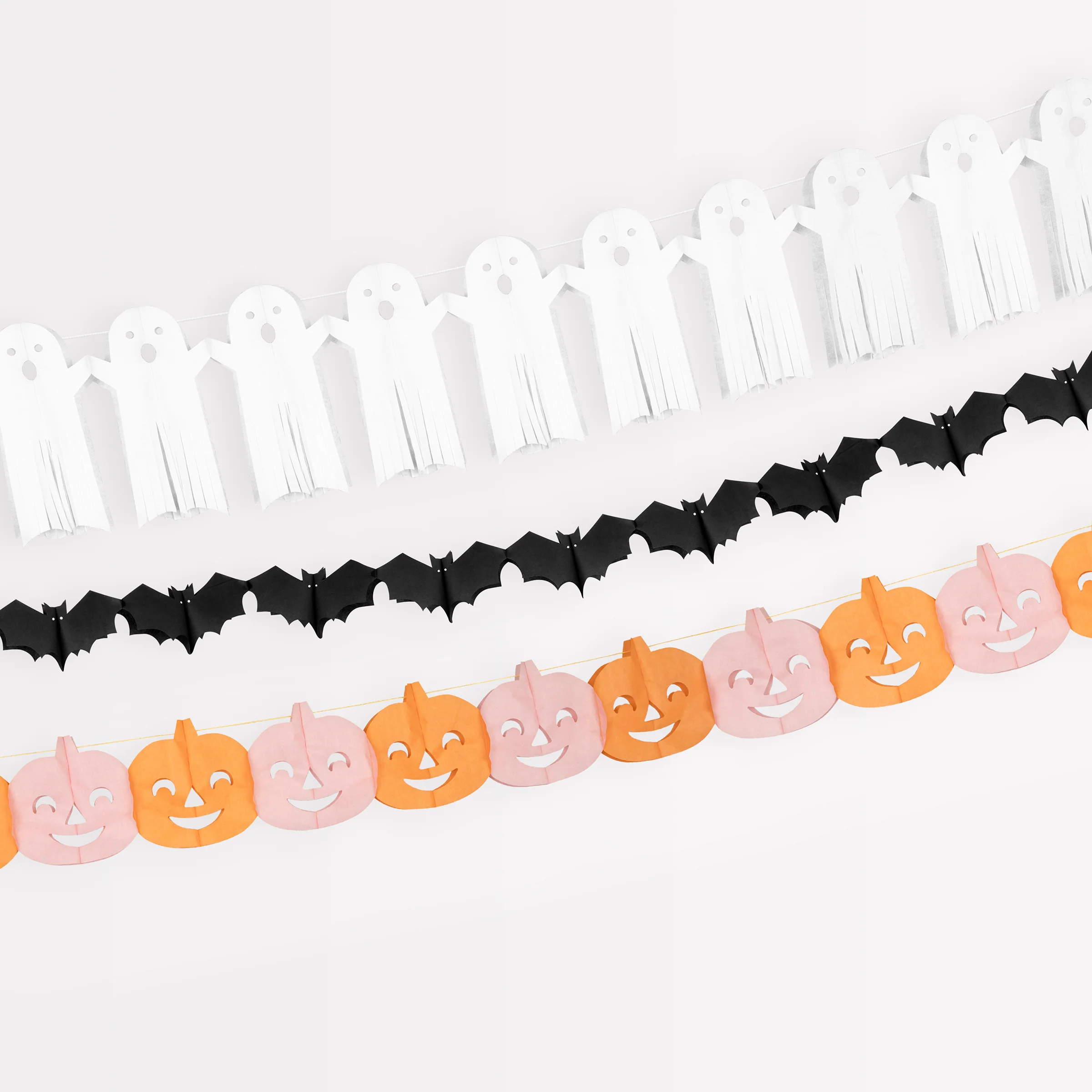 Tissue Paper Halloween Garland Set - Image 2