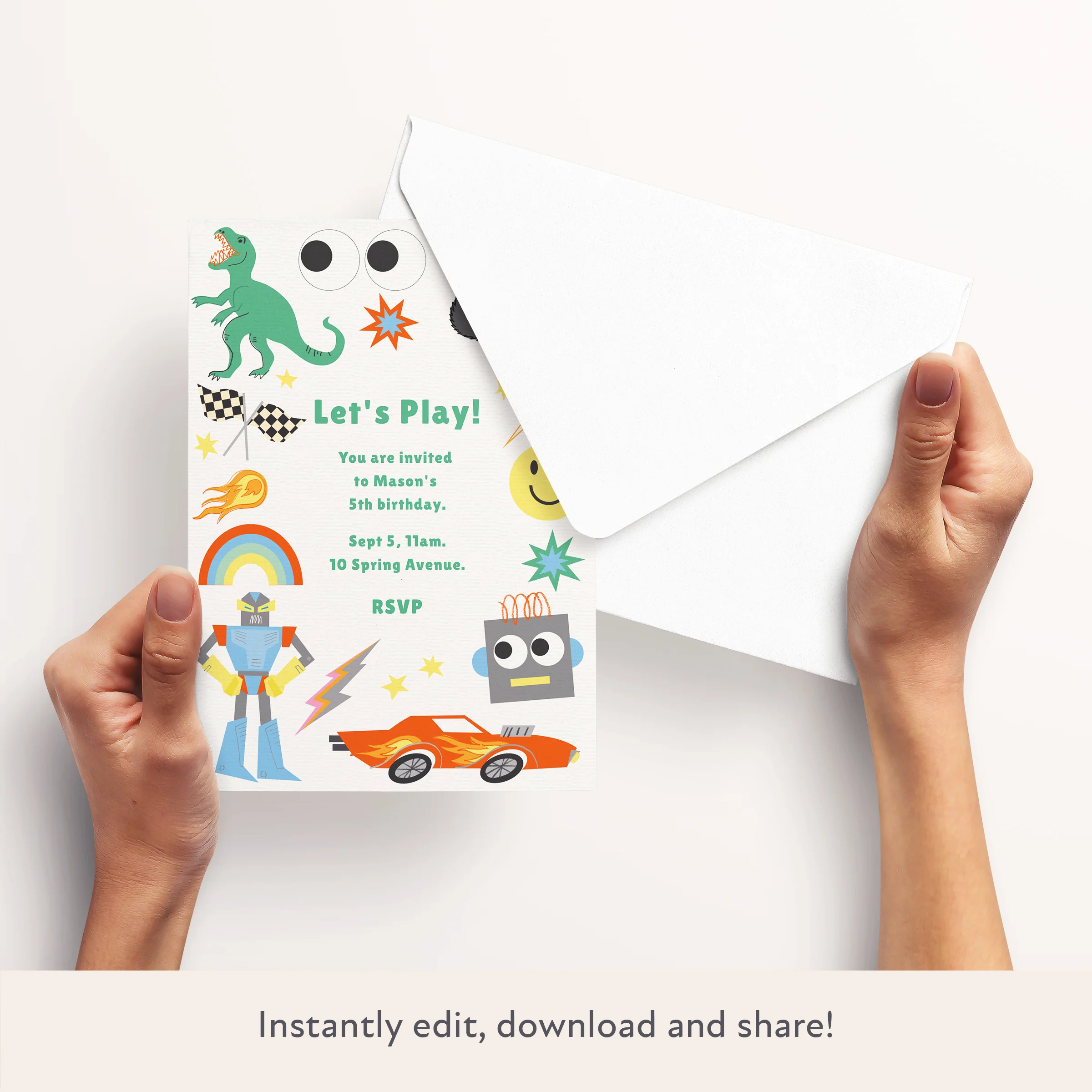 Toybox Download & Print Invitation - Image 3