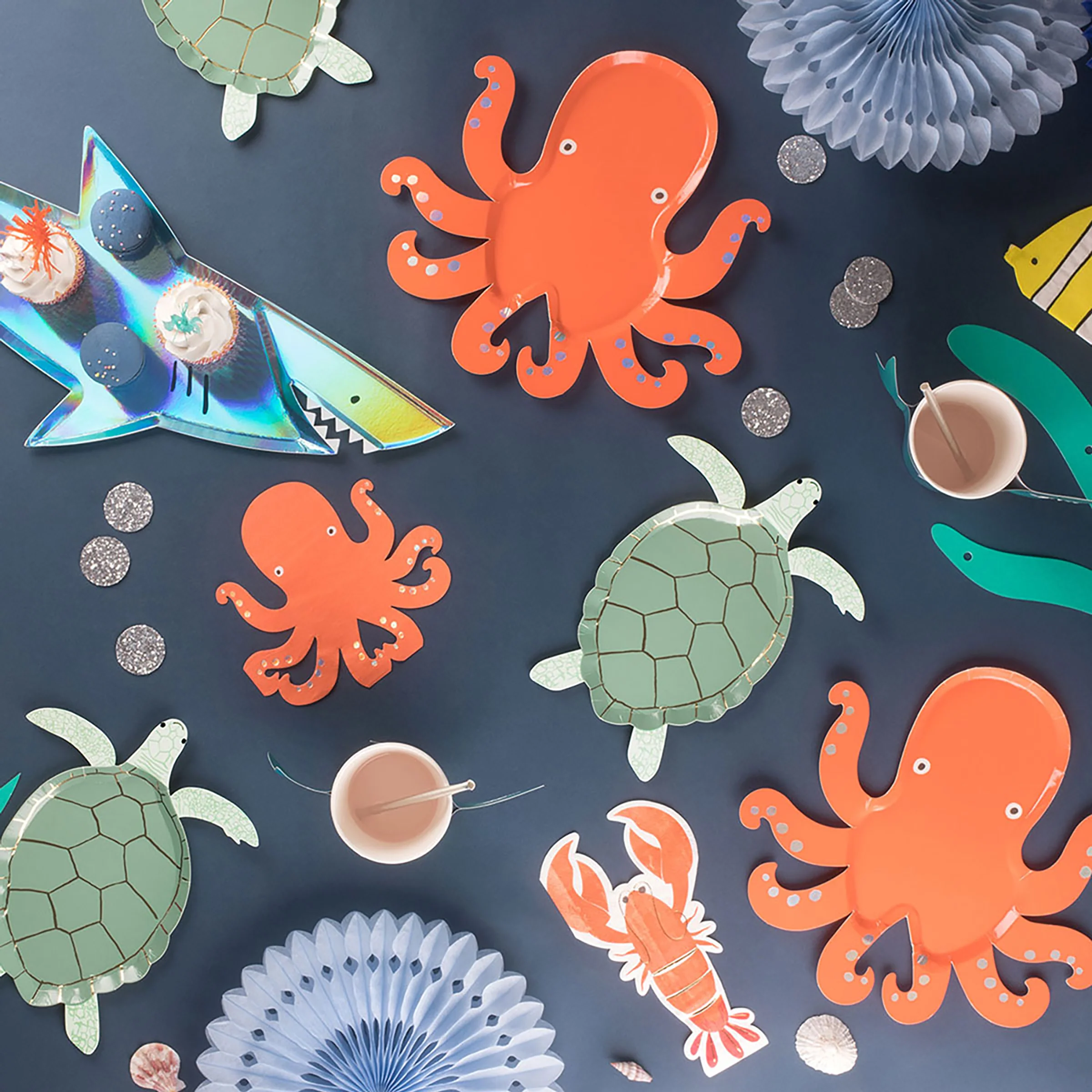 Turtle Plates (x 8) - Image 2