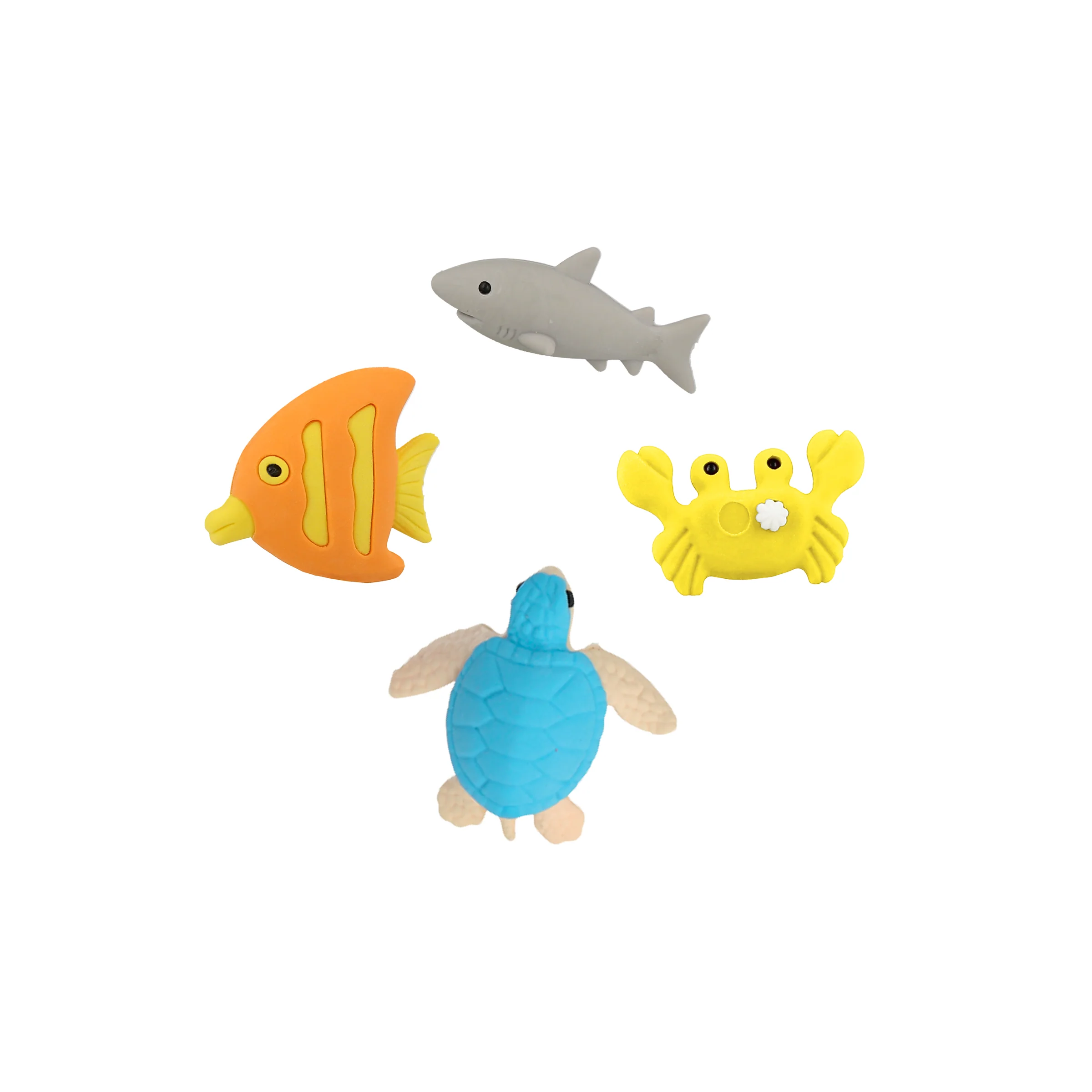 Under The Sea Kids Valentine's Cards & Erasers Set (x 12) - Image 8