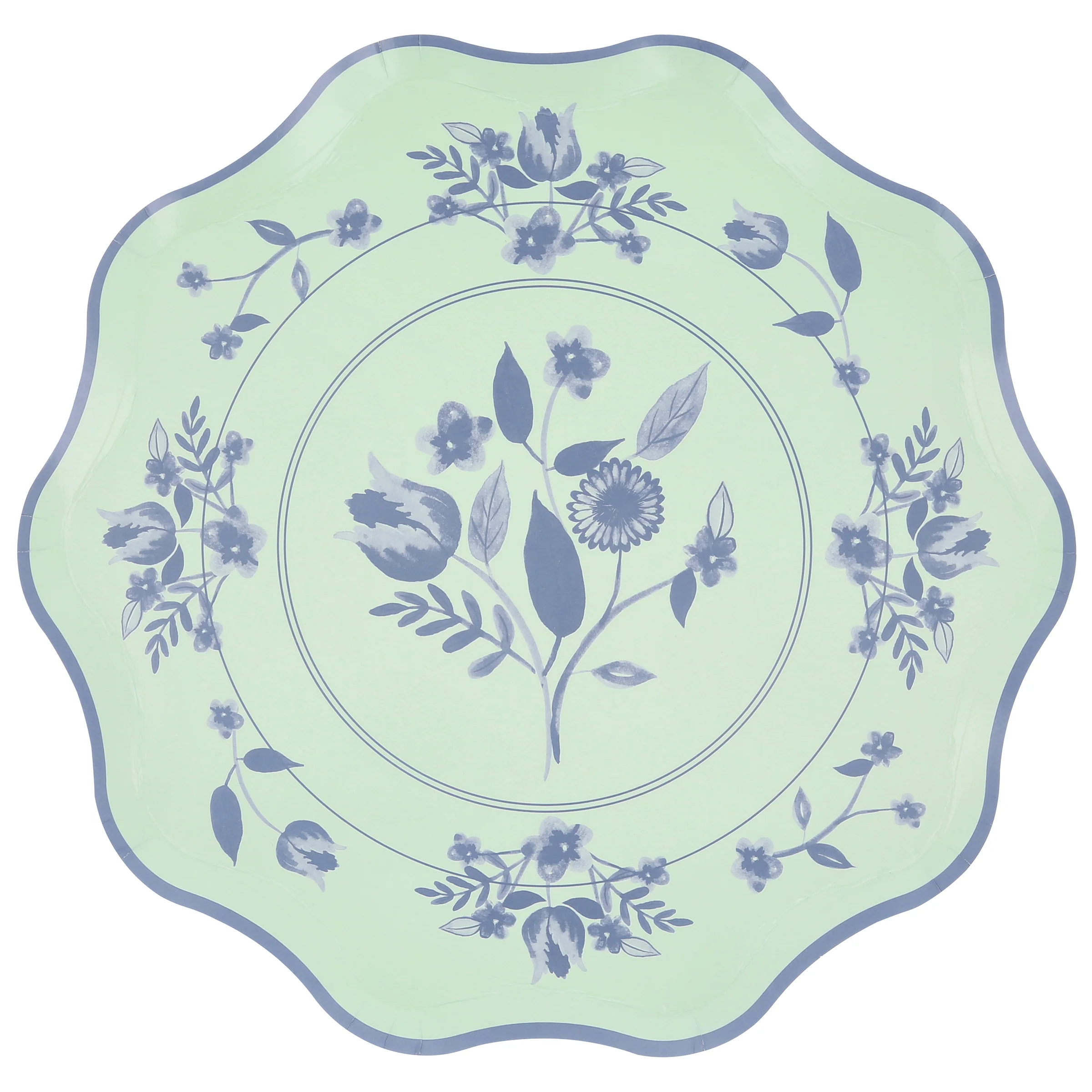 Vintage Botanical Dinner Plates (x 8) - Image 7