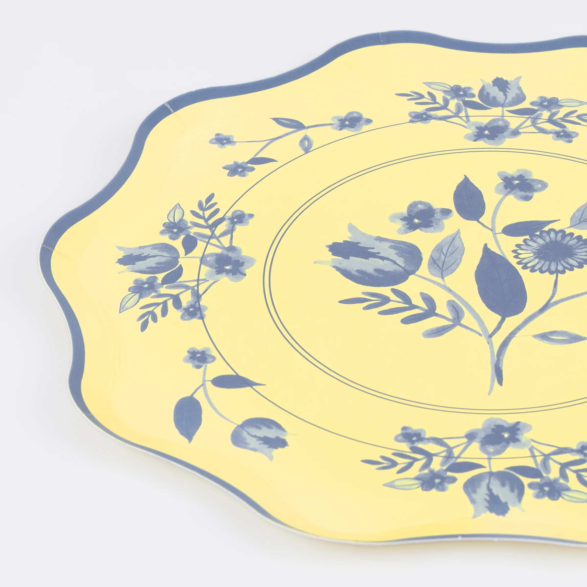 Vintage Botanical Side Plates (x 8) - Image 3