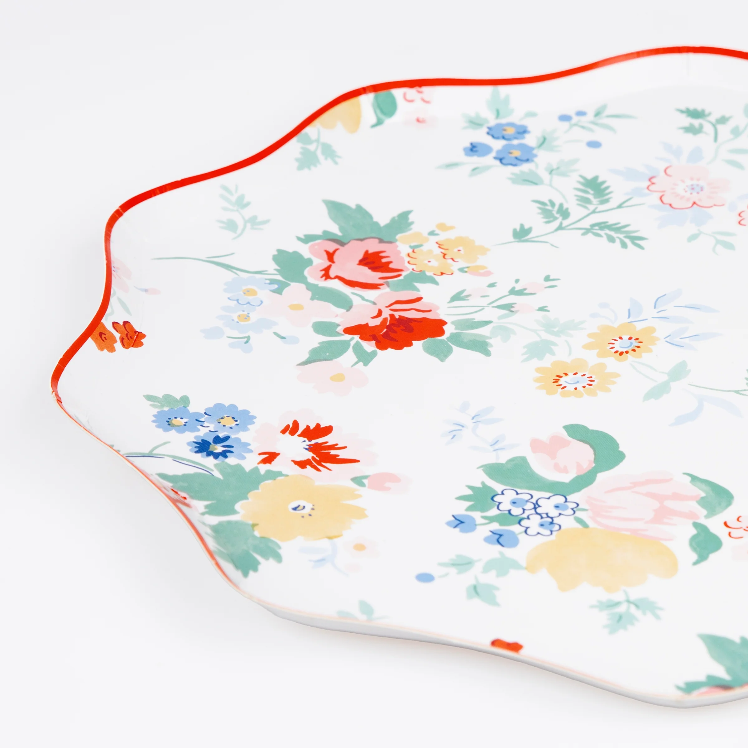 Vintage Floral Dinner Plates (x 8) - Image 3