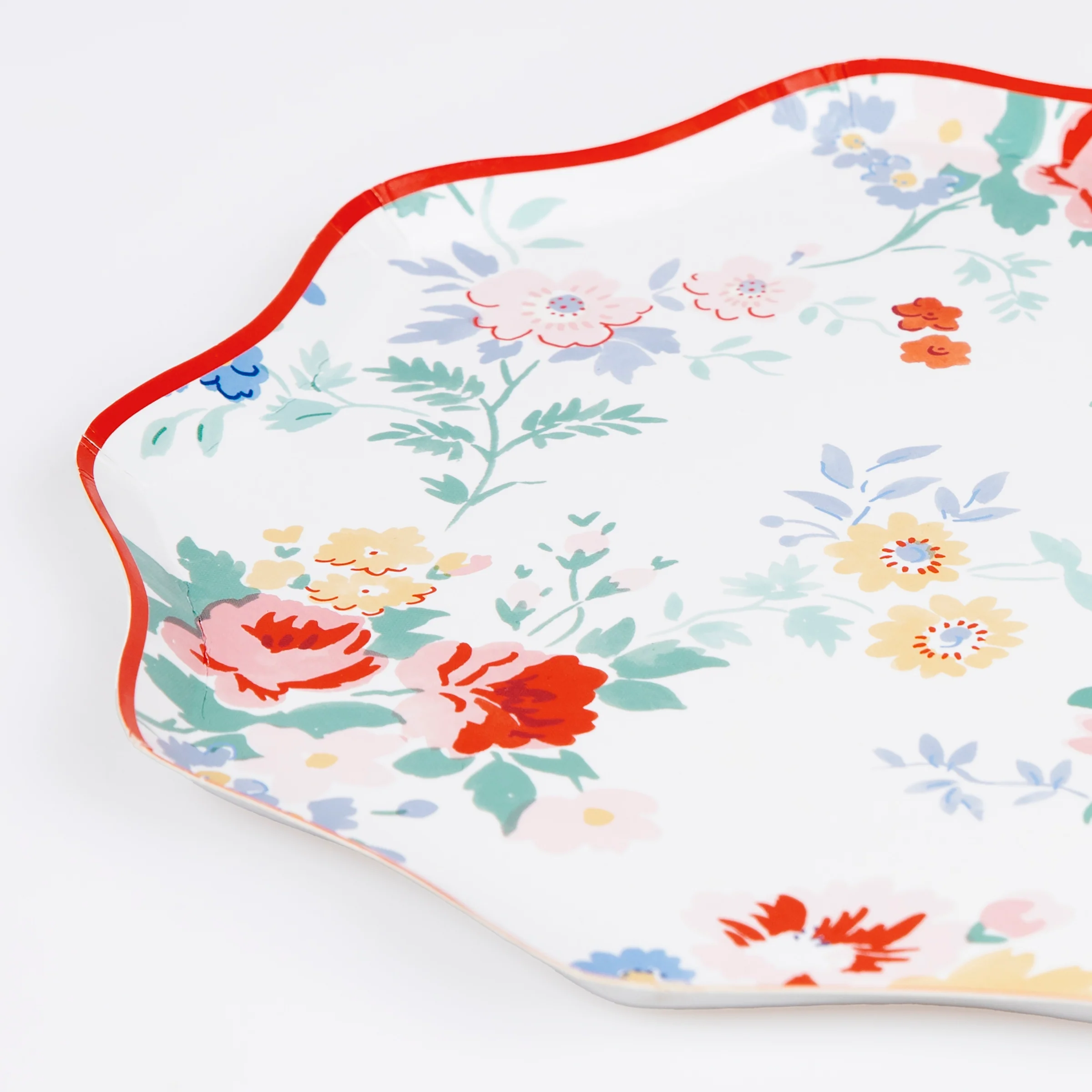 Vintage Floral Side Plates (x 8) - Image 3