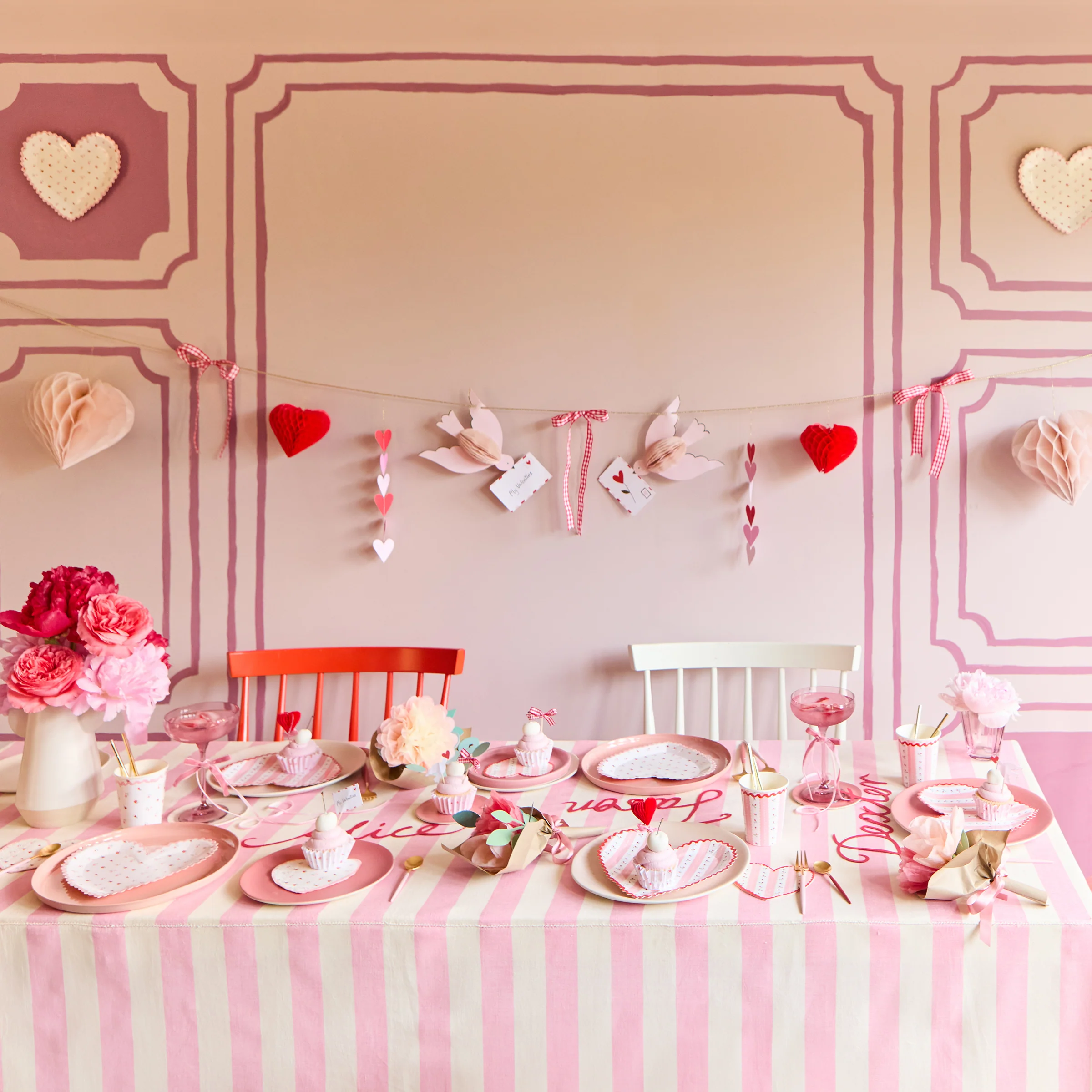 Vintage Rose Cups (x 8) - Image 2