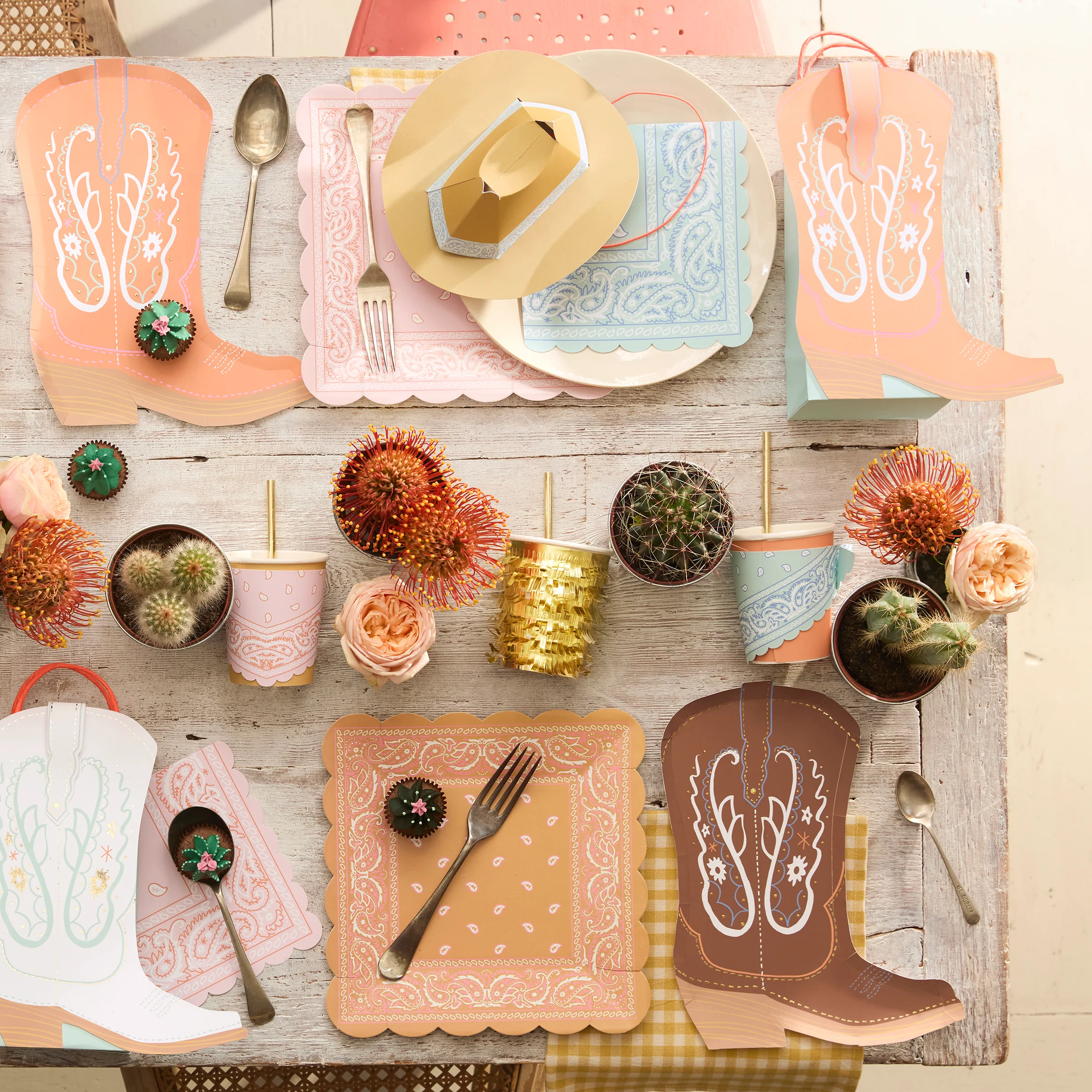 Western Bandana Cups (x 8) - Image 2