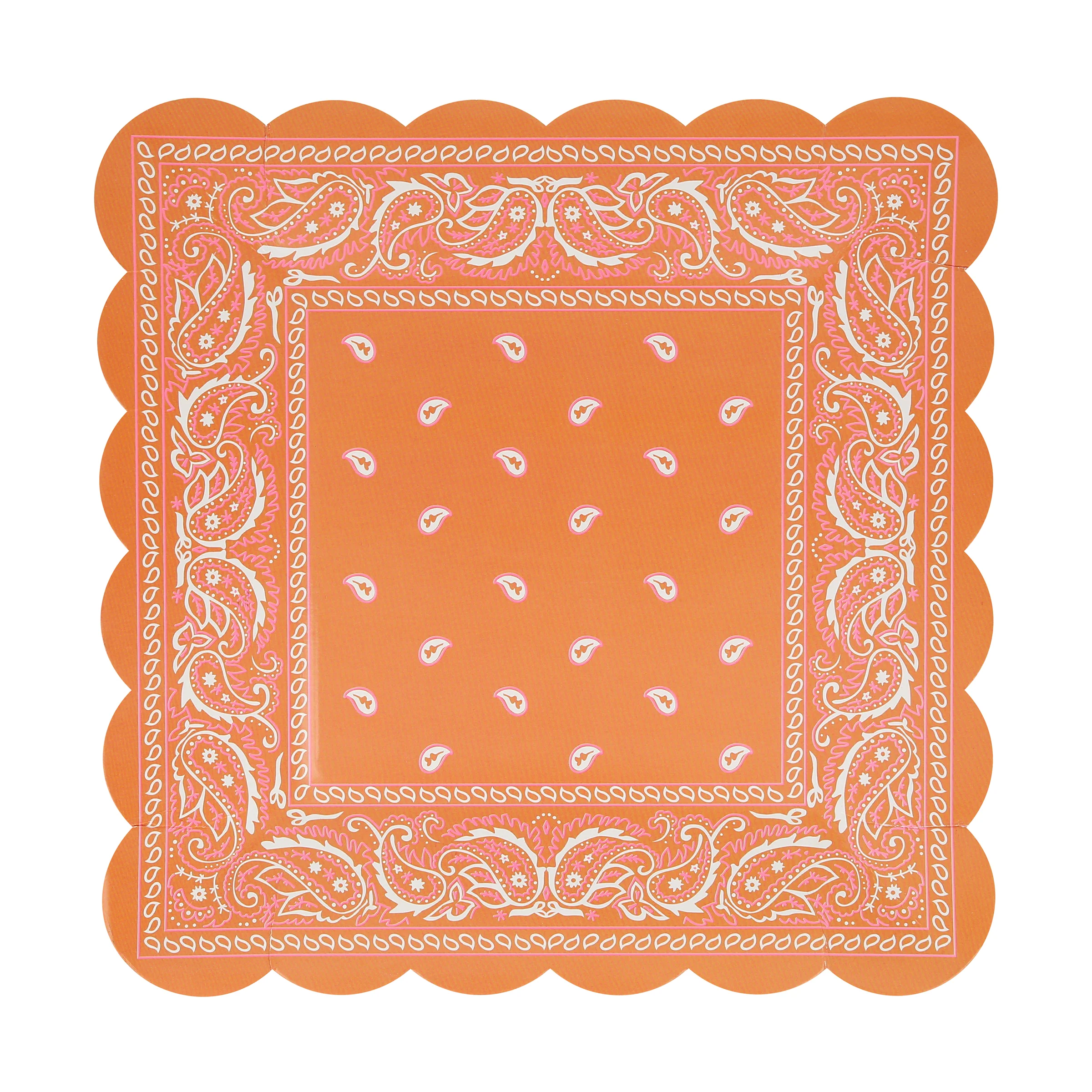 Western Bandana Square Plates (x 8) - Image 4