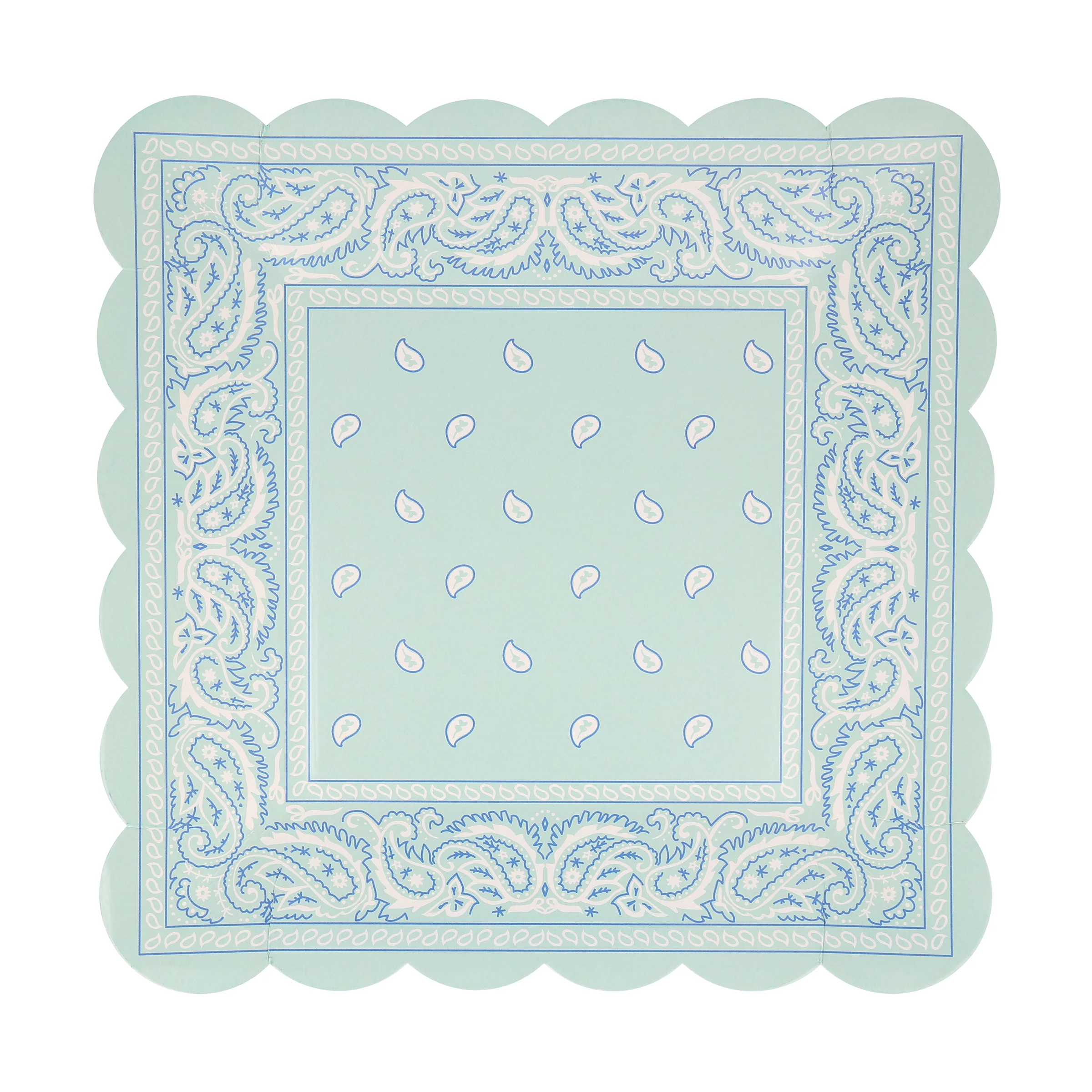 Western Bandana Square Plates (x 8) - Image 5