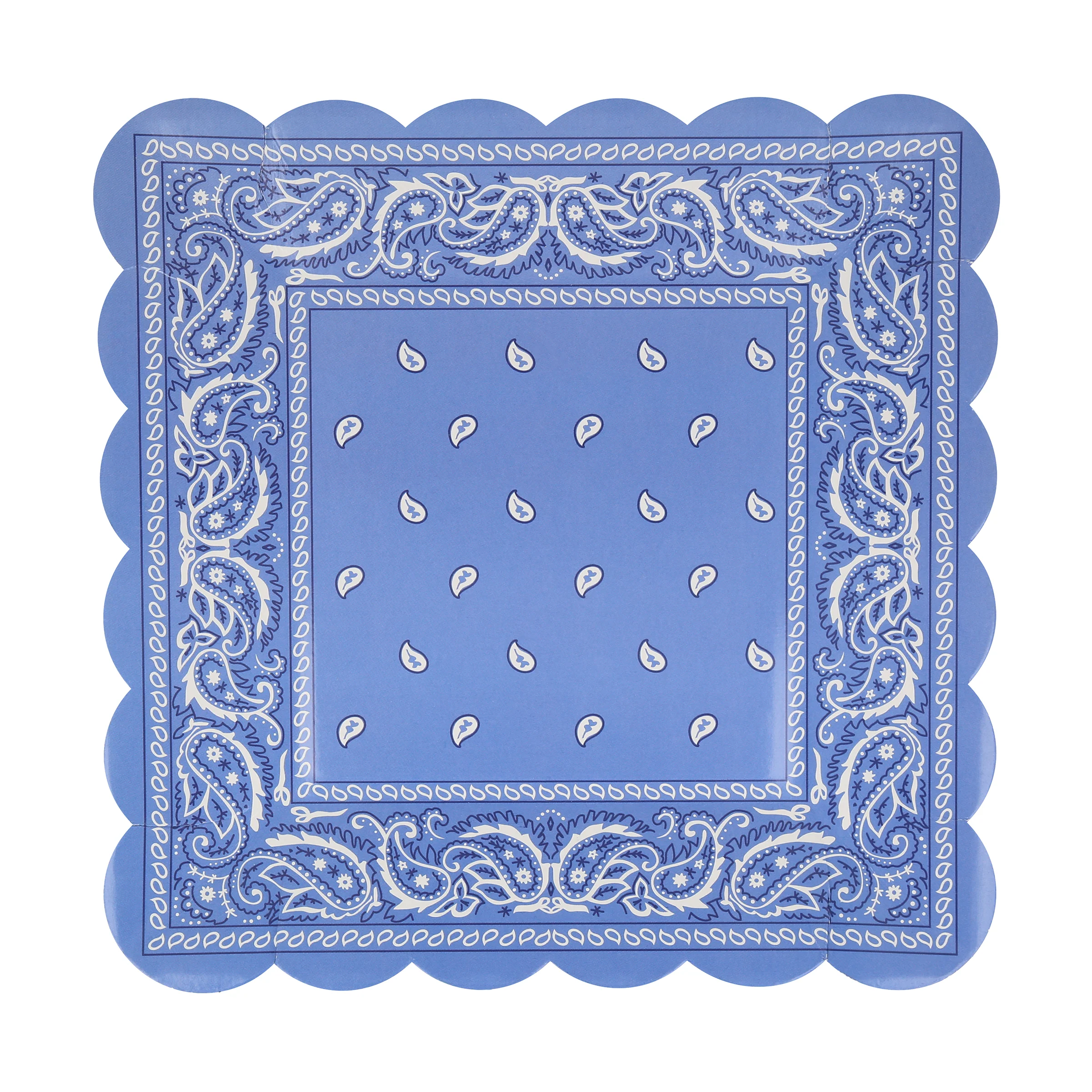 Western Bandana Square Plates (x 8) - Image 6